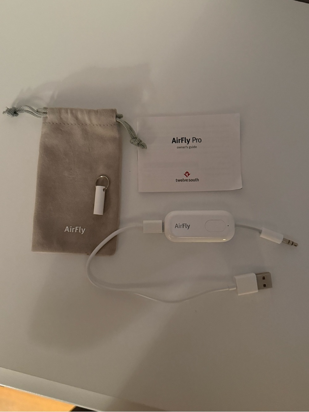 AirFly Pro Bluetooth Transmitter - White